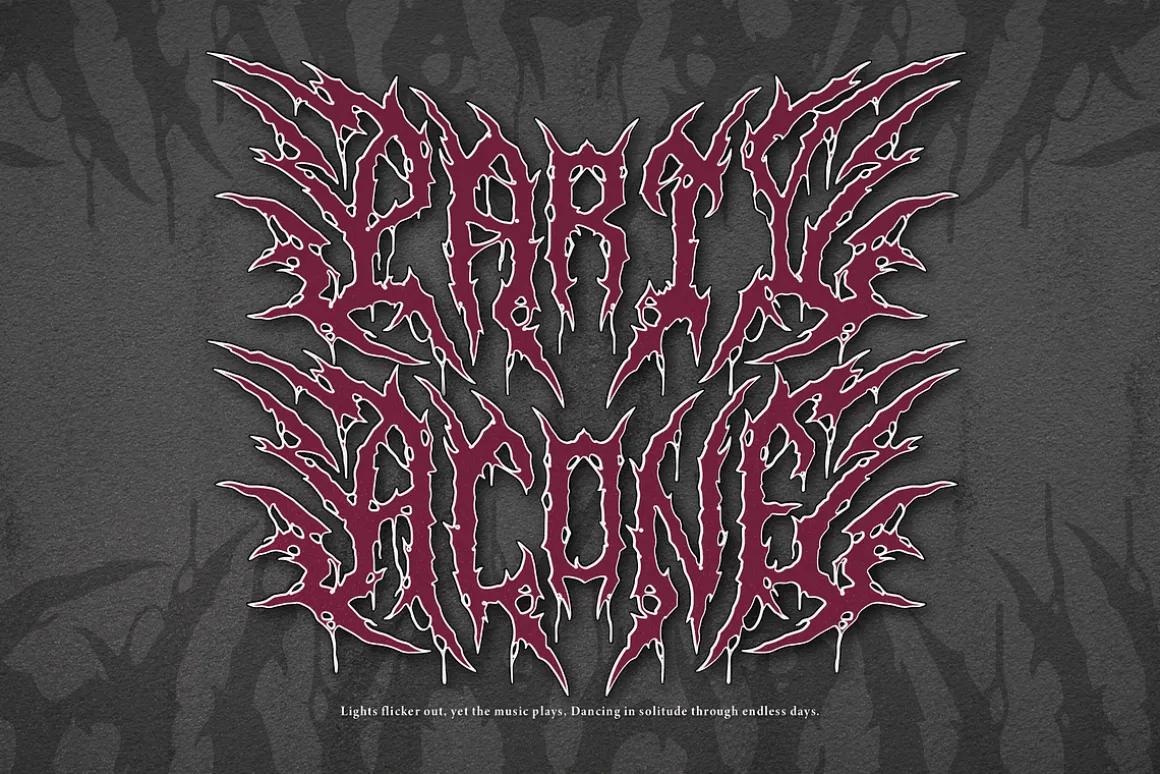 Morbion Necross | Death Metal Font