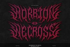 Morbion Necross | Death Metal Font