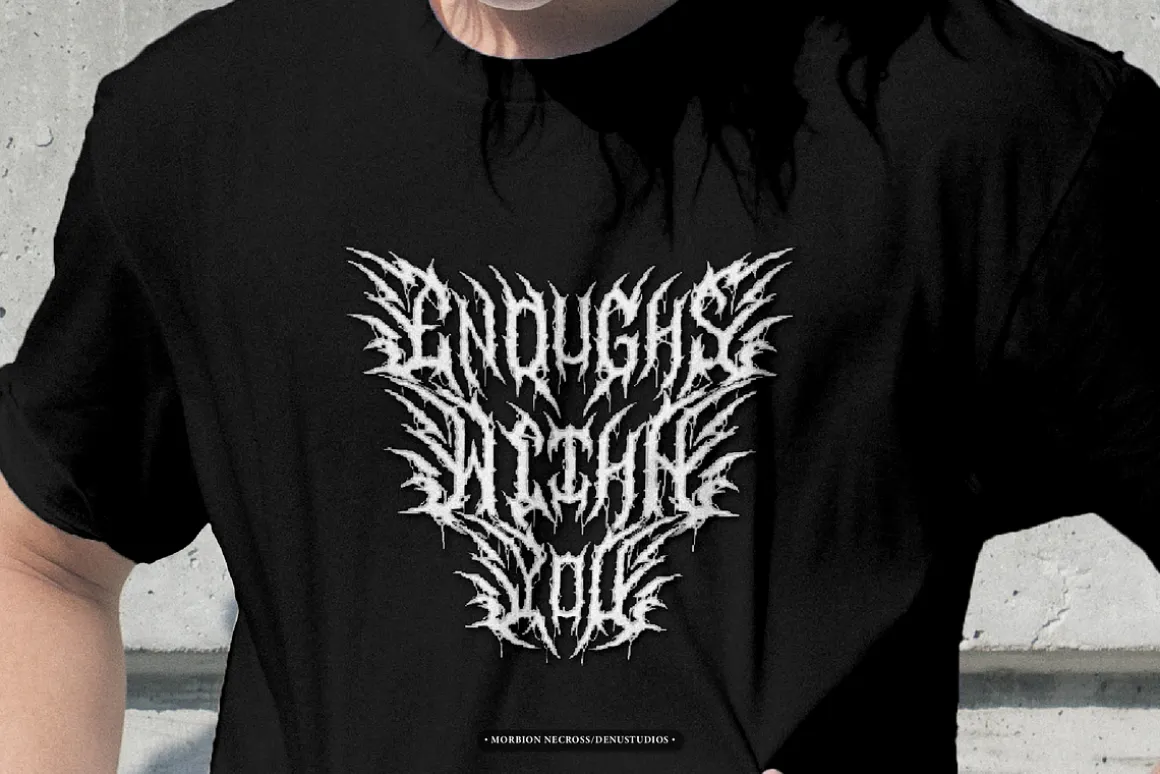 Morbion Necross | Death Metal Font