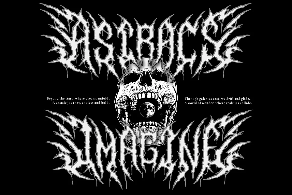 Morbion Necross | Death Metal Font
