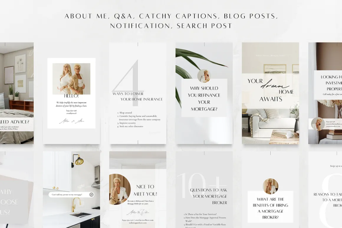 100 Mortgage Broker Story Template
