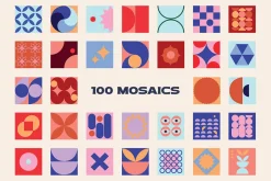 Mosaic Geometrics 262 elements