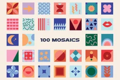 Mosaic Geometrics 262 elements