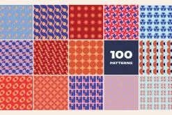 Mosaic Geometrics 262 elements
