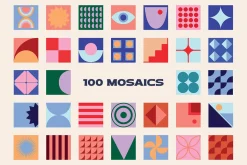 Mosaic Geometrics 262 elements