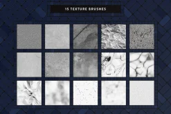 Mosaic Tile Procreate Brushes