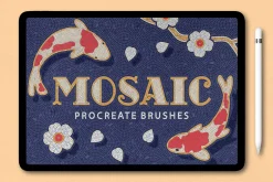 Mosaic Tile Procreate Brushes