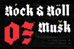 Most Wave - Pixelate Blackletter