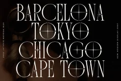 Motague New Modern Display Font