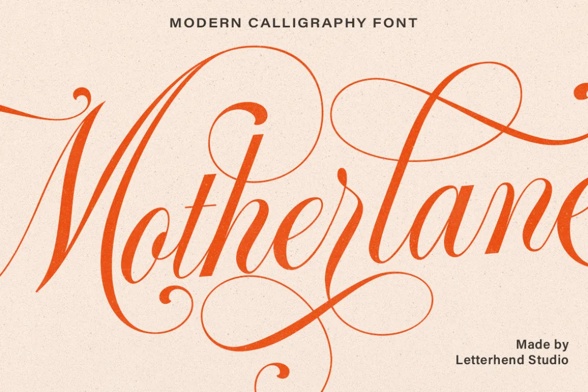 Motherlane Modern Calligraphy
