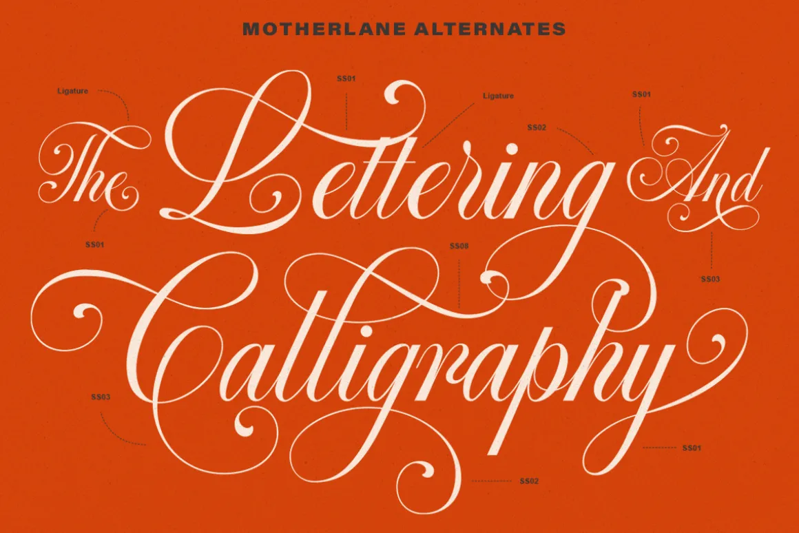Motherlane Modern Calligraphy