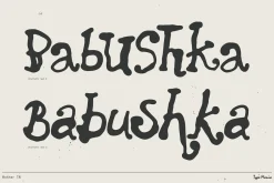 Mother TM – Hand-grown Dynamic Font