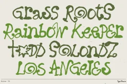 Mother TM – Hand-grown Dynamic Font