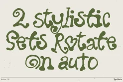 Mother TM – Hand-grown Dynamic Font