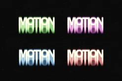 Motion Blur Melting Text Effect