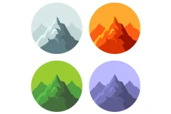 Mountain Icons Set