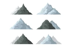 Mountain Icons Set