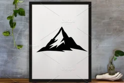 Mountains Silhouettes SVG
