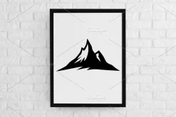 Mountains Silhouettes SVG