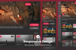 Movie Streaming UI Dashboard Design