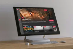 Movie Streaming UI Dashboard Design