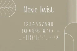 Moxie Twist - 1930s Typeface