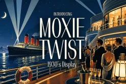 Moxie Twist - 1930s Typeface