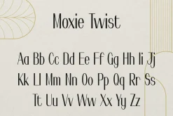 Moxie Twist - 1930s Typeface