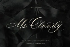 Ms Claudy | Wedding Calligraphy Font