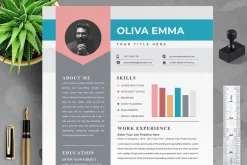MS Word Infographic Resume / CV