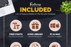 MS Word Infographic Resume / CV