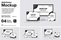 Multi Device Mockup Bundle Set
