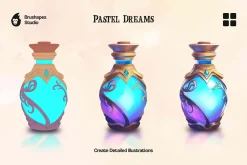 Multi App Pastel Dreams Brushes