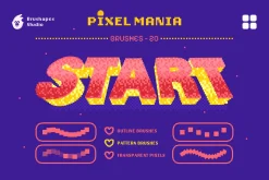 Multi App Pixel Mania Brushes