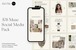 Muse Social Media Pack Canva