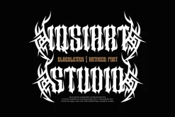 Music Blacker - Gothic Font