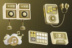 Music 3D Icon Pack