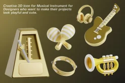 Music 3D Icon Pack