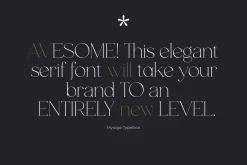 MYROGE elegant & stylish serif