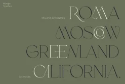 MYROGE elegant & stylish serif