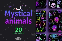 Mystical animals patterns