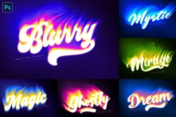 Mystic Blur Text Effects