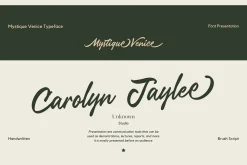 Mystique Venice Typeface