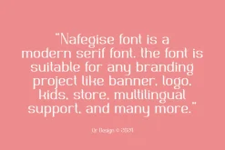 Nafegise - Elegant Serif Typeface