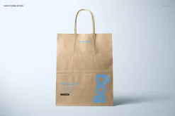 Natural Kraft Shopping Bag 3 Mockup