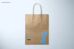 Natural Kraft Shopping Bag 3 Mockup