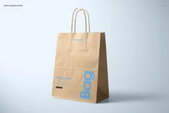 Natural Kraft Shopping Bag 3 Mockup