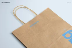 Natural Kraft Shopping Bag 3 Mockup