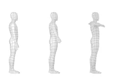 Natural Male in 3 Modeling Poses