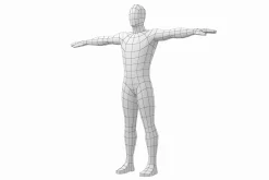 Natural Male in 3 Modeling Poses